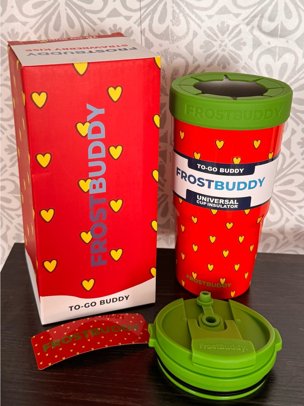 Frost Buddy To-Go Buddy Strawberry Kiss Limited tumbler NWT SoldOutOnline